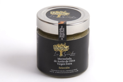 Mermelada de Aceite de Oliva Virgen Extra (AOVE) Selección. Etiqueta negra