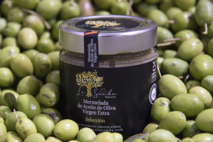 Mermelada de Aceite de Oliva Virgen Extra (AOVE) Selección. Etiqueta negra