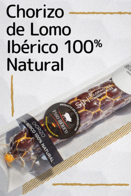Chorizo de Lomo Ibérico 100% Natural del Valle de los Pedroches (Córdoba)
